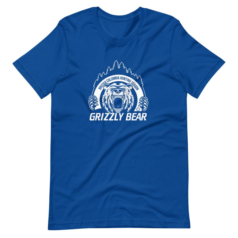 Grizzly Hunting Unisex T-Shirt - Outdoors Thrill