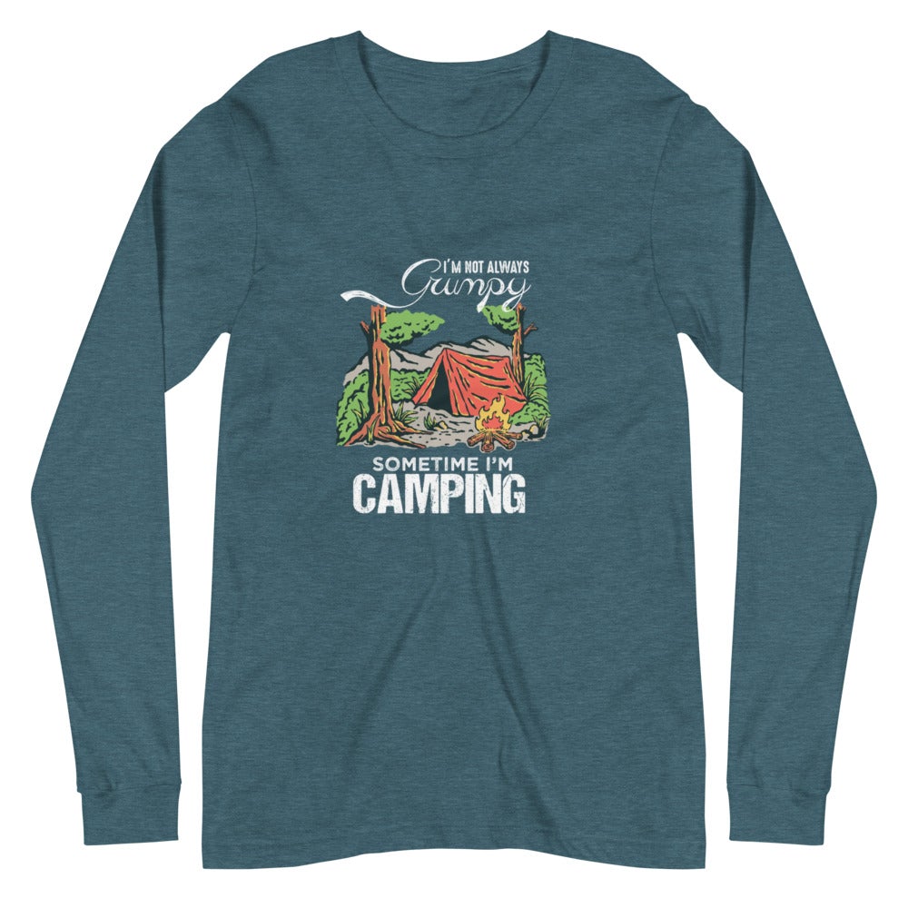 Happy Camper Unisex Long Sleeve Tee - Outdoors Thrill