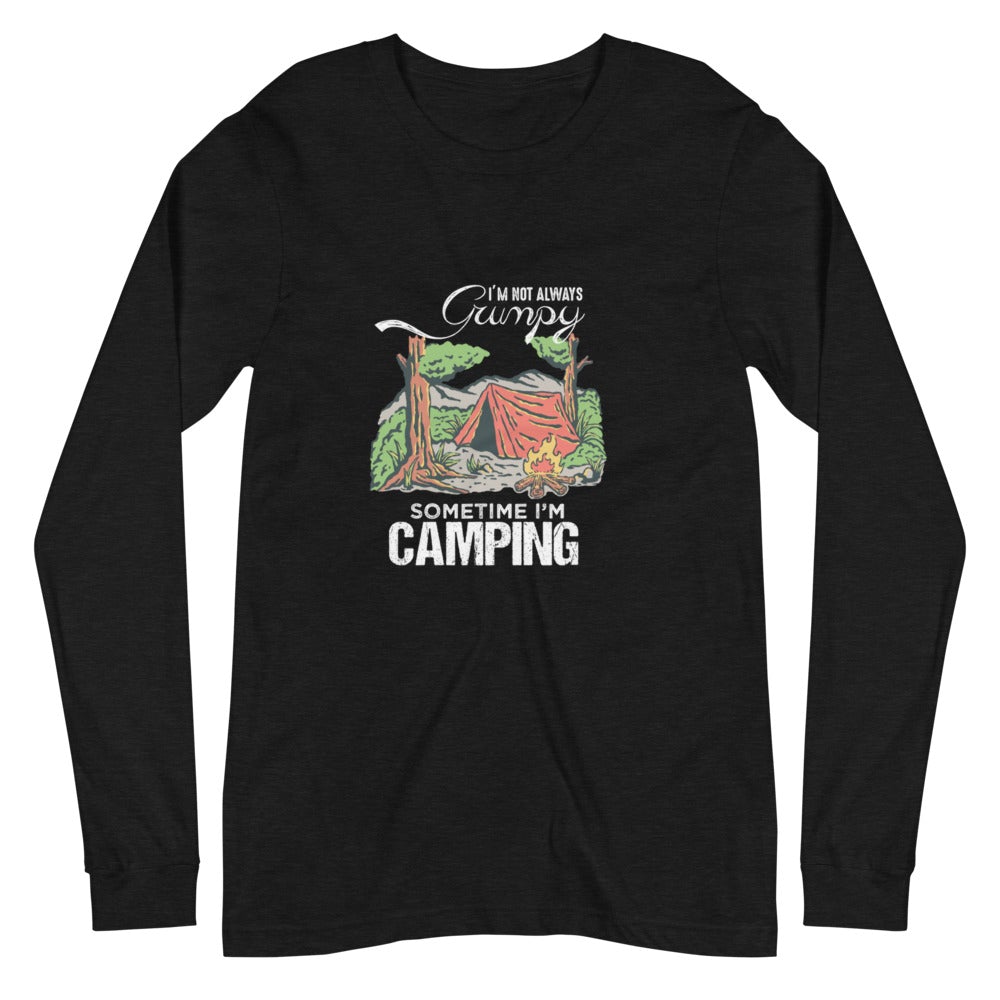 Happy Camper Unisex Long Sleeve Tee - Outdoors Thrill