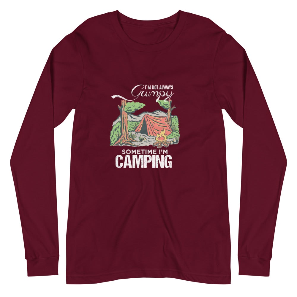 Happy Camper Unisex Long Sleeve Tee - Outdoors Thrill