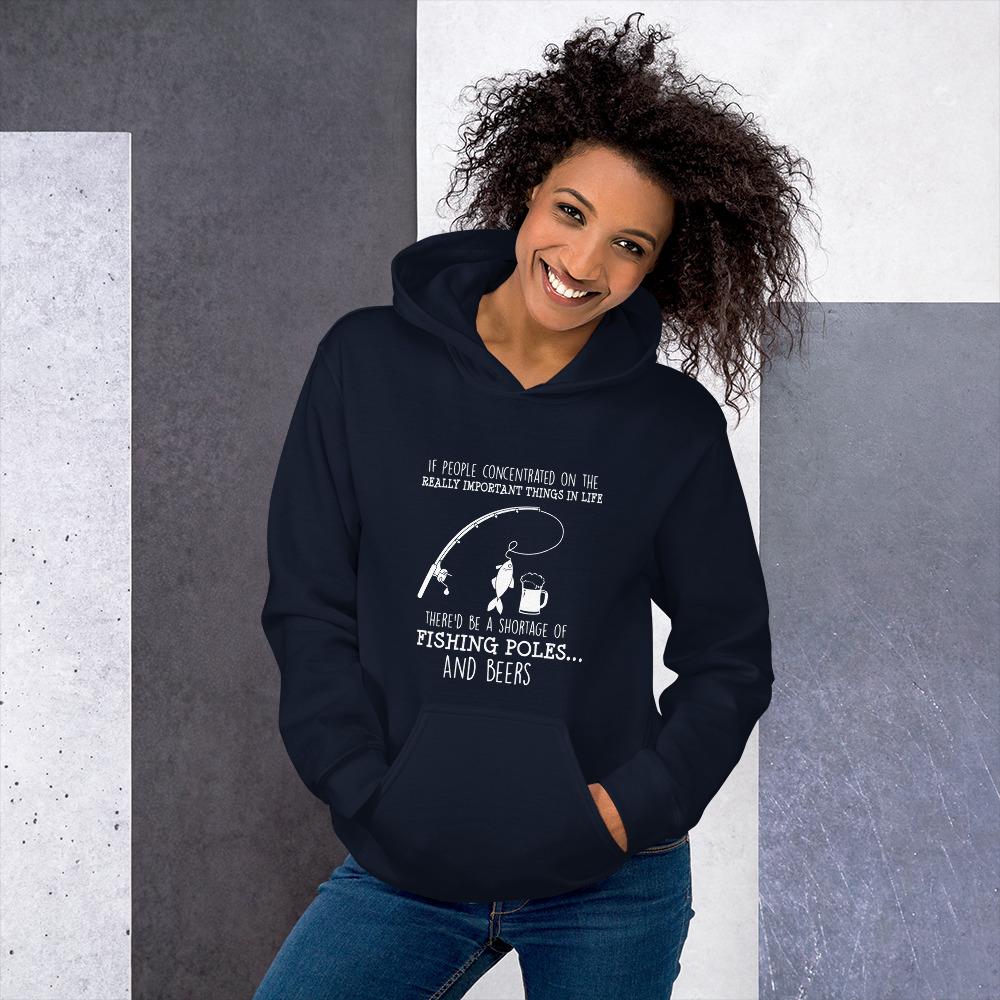 Important Fishing Unisex Hoodie - Outdoors Thrill