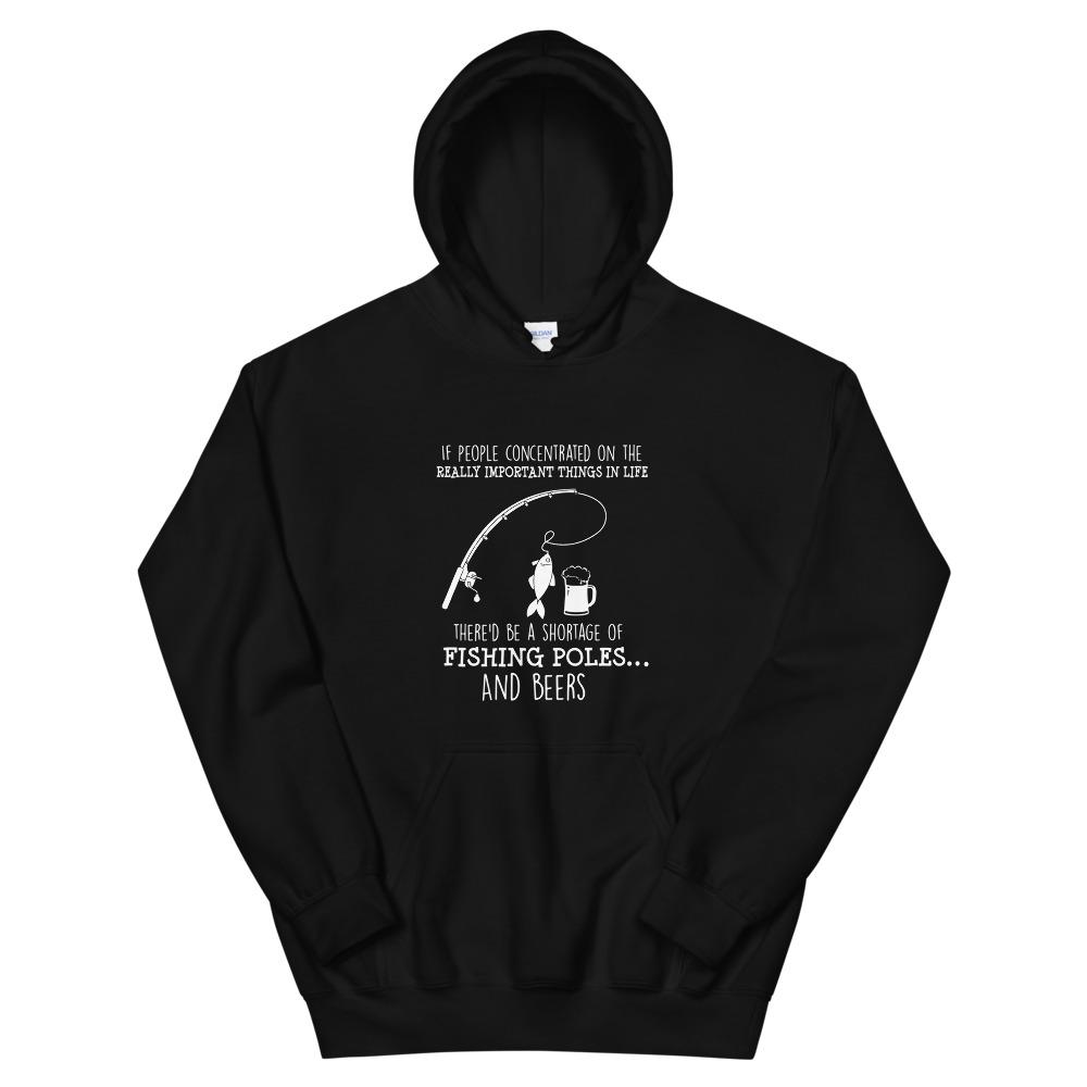 Important Fishing Unisex Hoodie - Outdoors Thrill