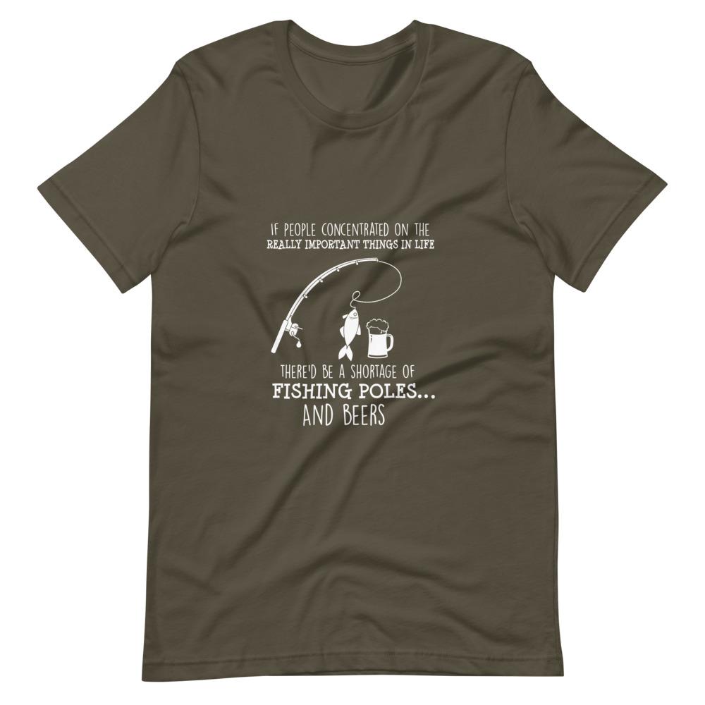 Important Fishing Unisex T-Shirt - Outdoors Thrill