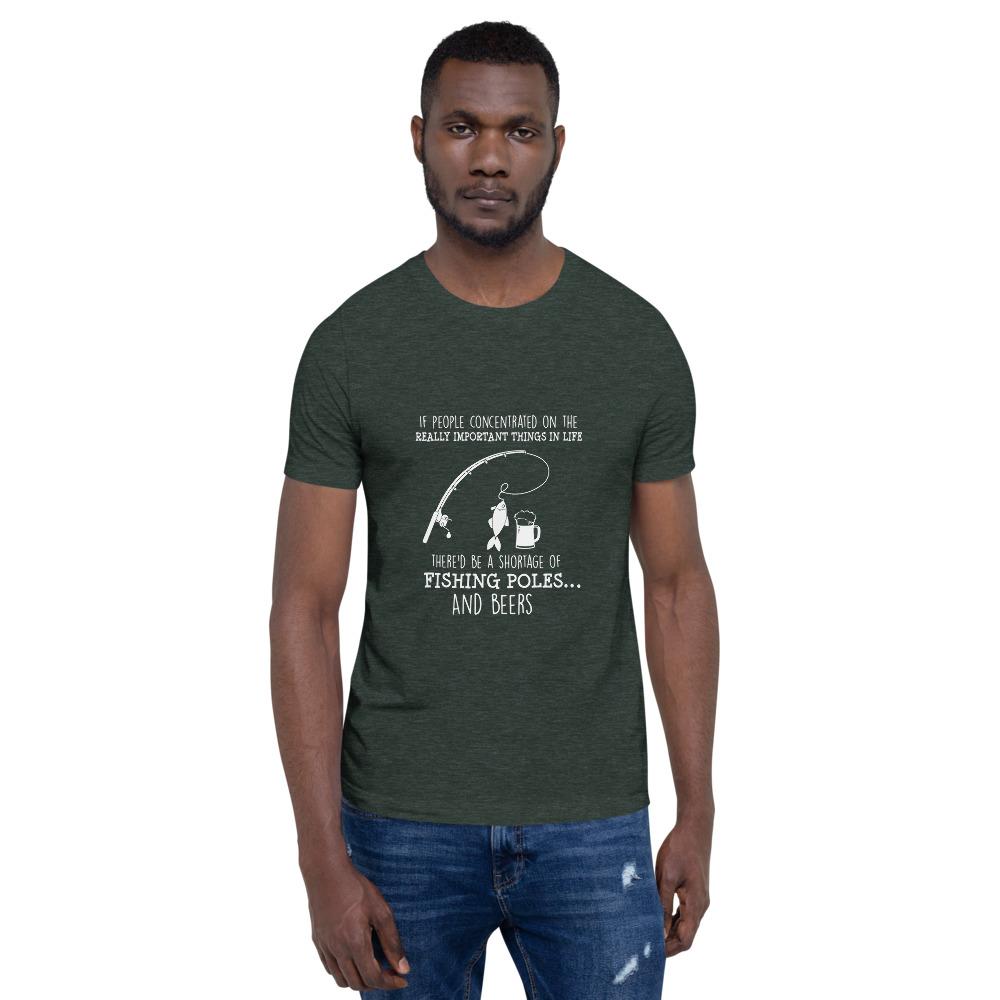 Important Fishing Unisex T-Shirt - Outdoors Thrill