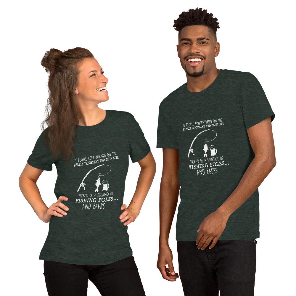 Important Fishing Unisex T-Shirt - Outdoors Thrill