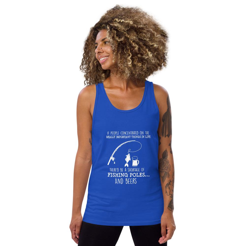 Important Fishing Unisex Tank Top - Outdoors Thrill