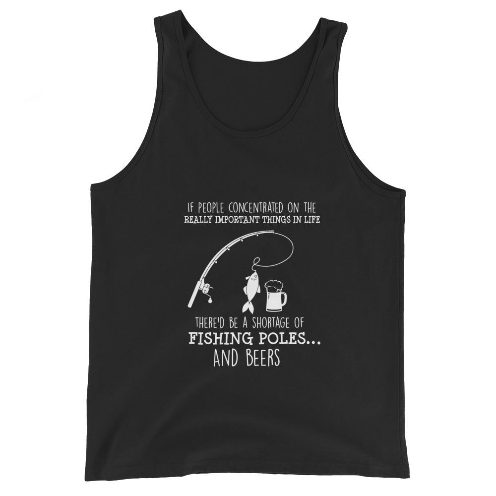 Important Fishing Unisex Tank Top - Outdoors Thrill