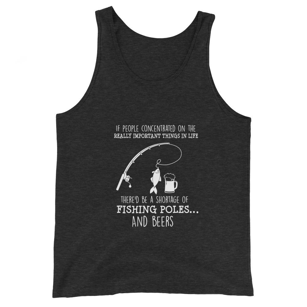 Important Fishing Unisex Tank Top - Outdoors Thrill