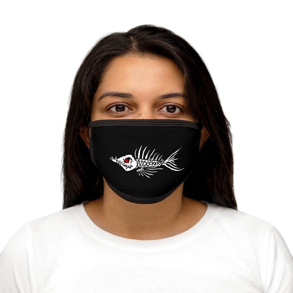Mixed-Fabric Fish Bone Face Mask - Outdoors Thrill