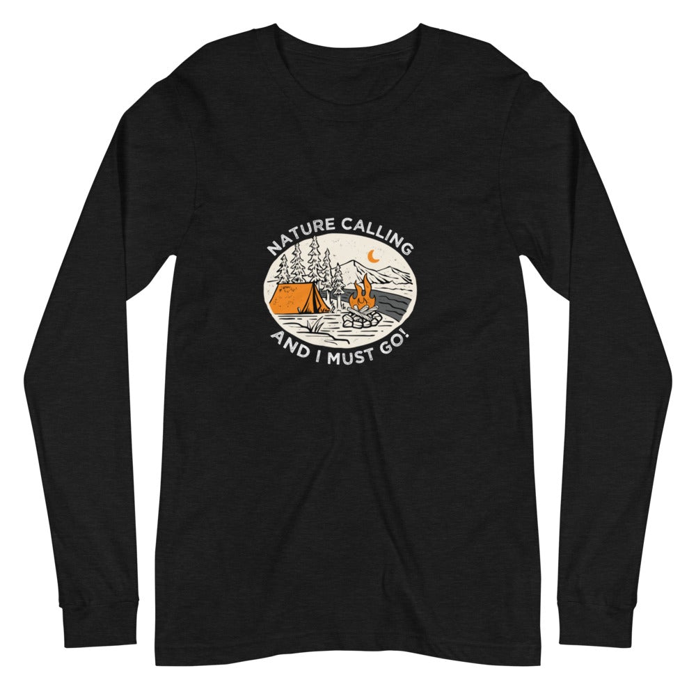 Nature Call Unisex Long Sleeve Tee - Outdoors Thrill