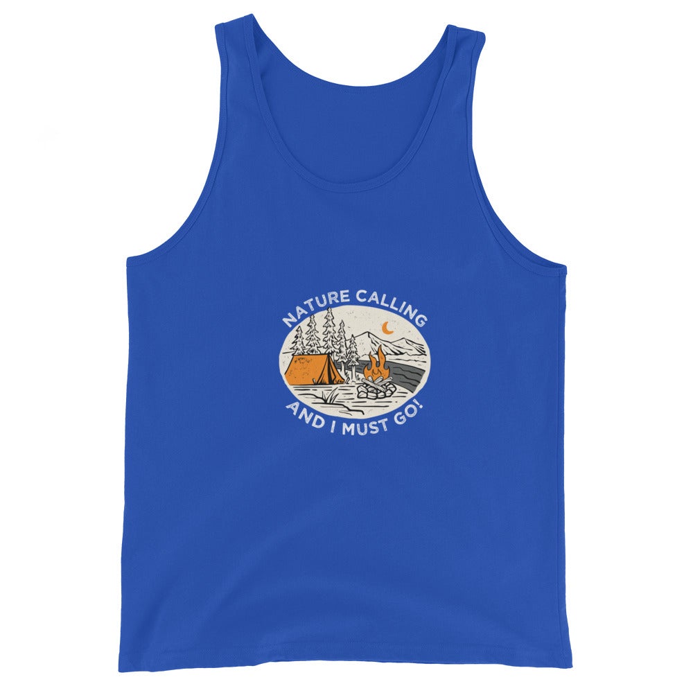 Nature Call Unisex Tank Top - Outdoors Thrill