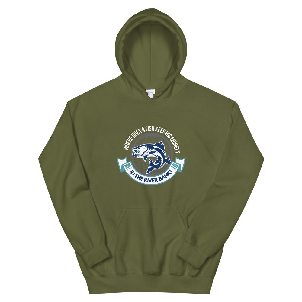 River Bank Unisex Hoodie - Outdoors Thrill