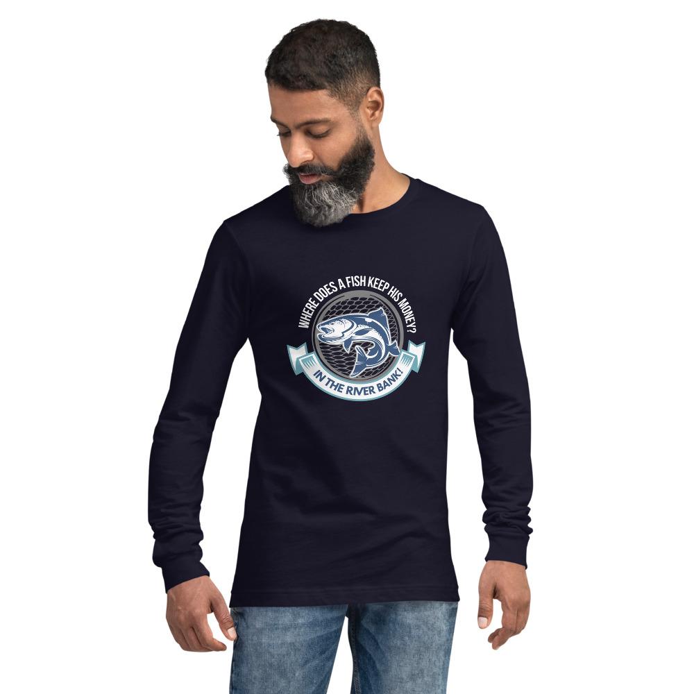 River Bank Unisex Long Sleeve Tee - Outdoors Thrill