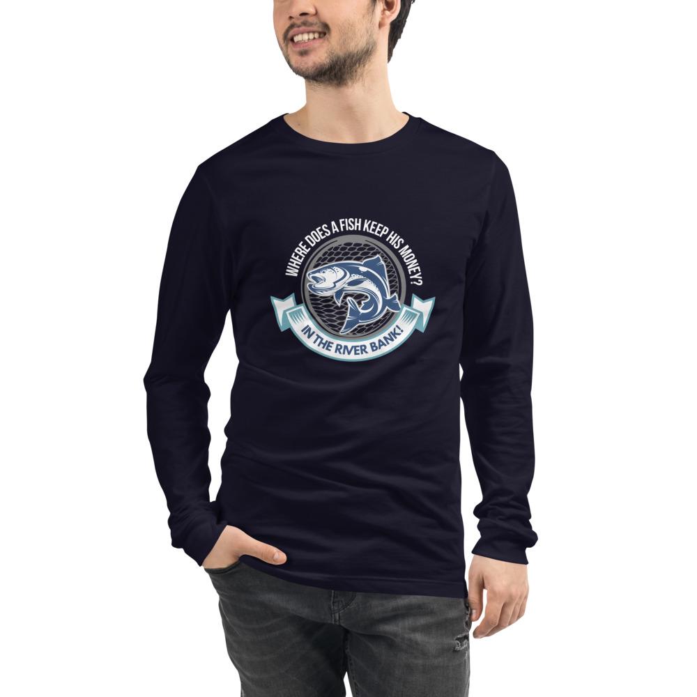 River Bank Unisex Long Sleeve Tee - Outdoors Thrill