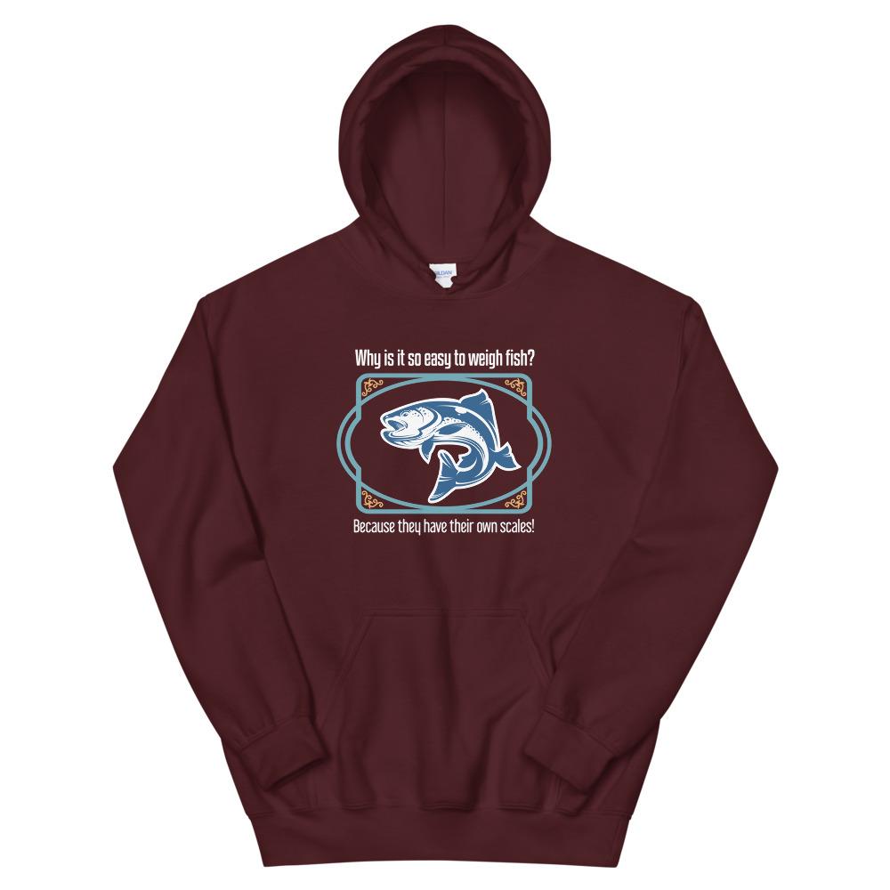 Scaling Fish Unisex Hoodie - Outdoors Thrill