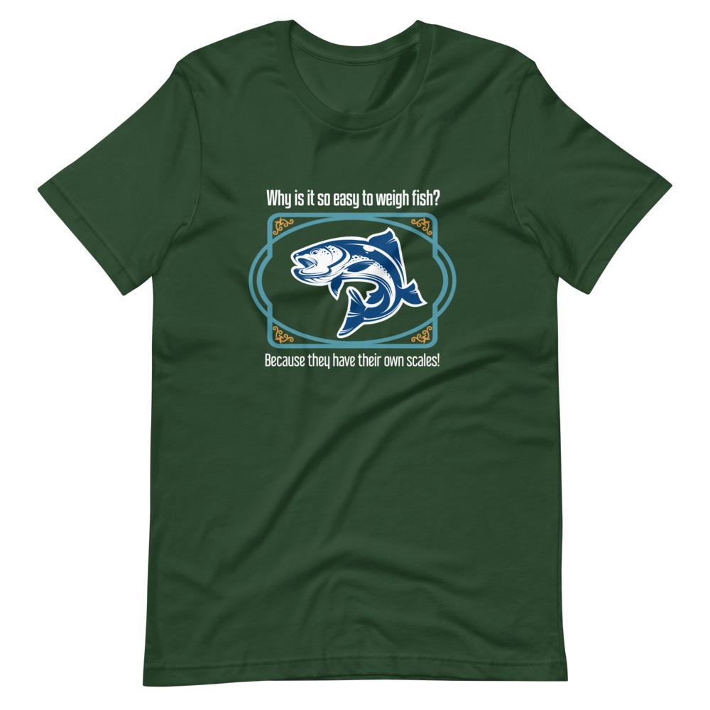 Scaling Fish Unisex T-Shirt - Outdoors Thrill
