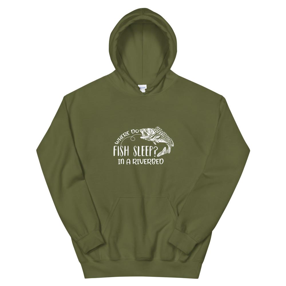 Sleeping Fish Unisex Hoodie - Outdoors Thrill