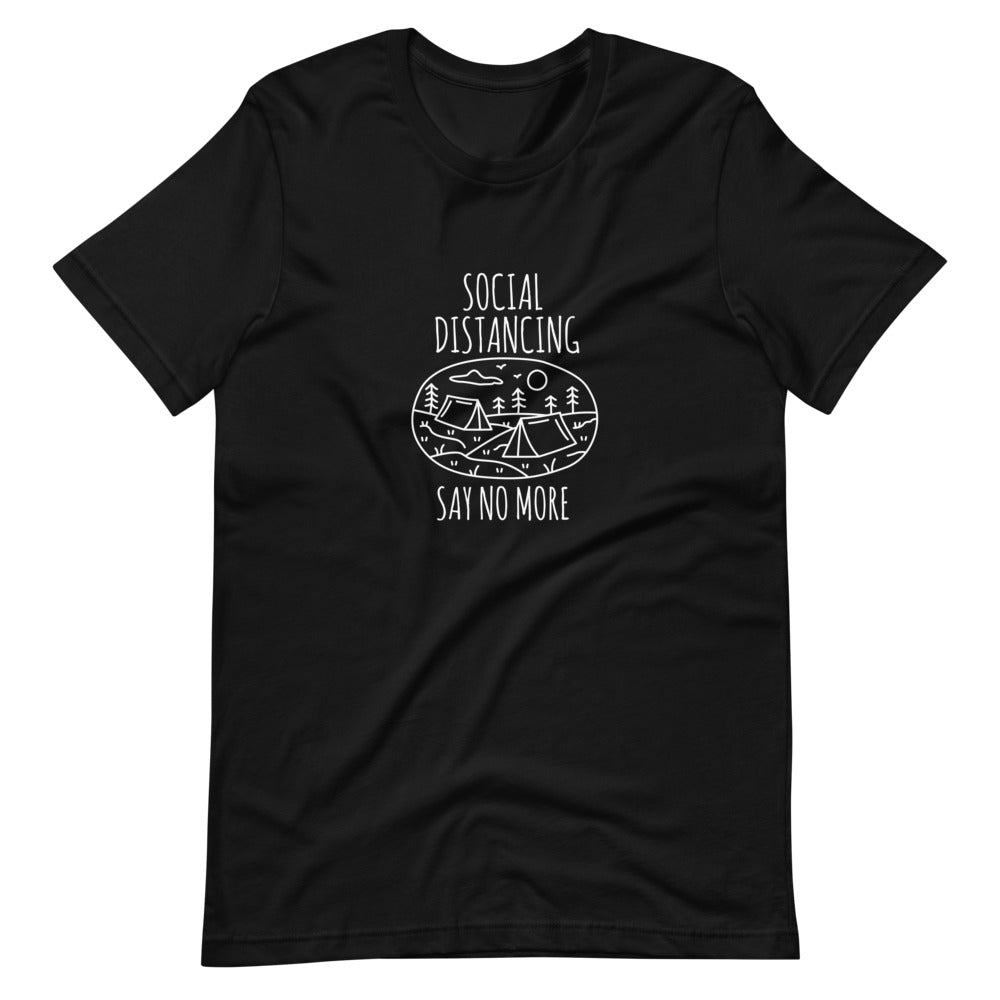 Social Distancing Unisex T-Shirt - Outdoors Thrill