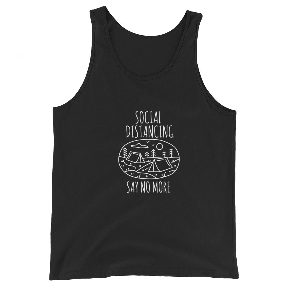 Social Distancing Unisex Tank Top - Outdoors Thrill