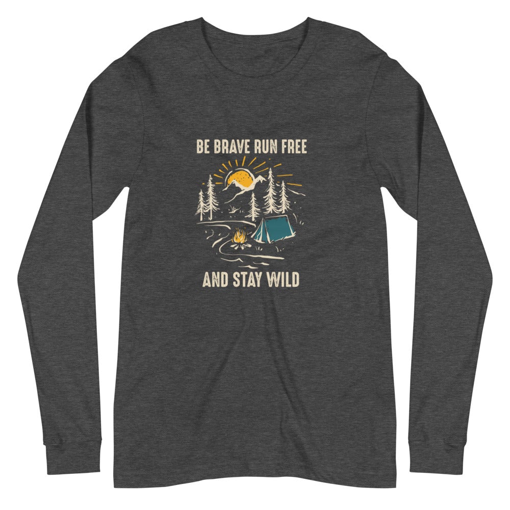 Stay Wild Unisex Long Sleeve Tee - Outdoors Thrill