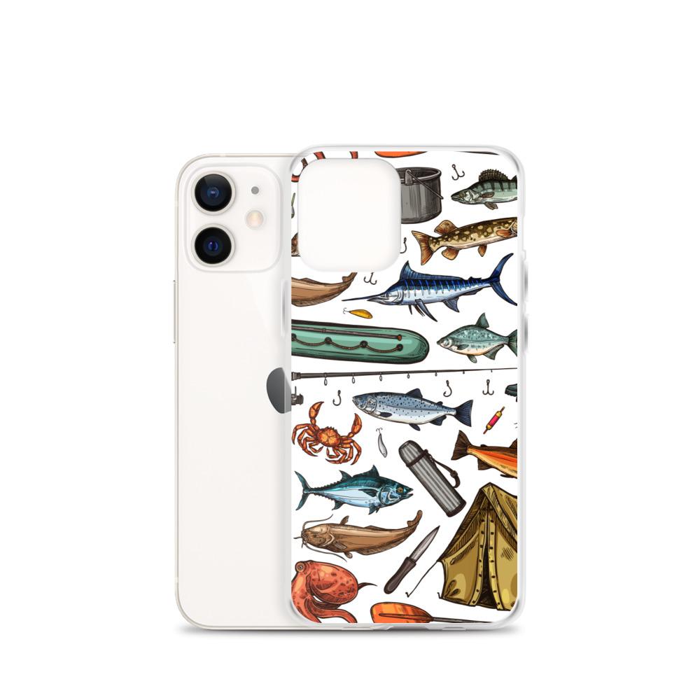 White Fishing & Camping iPhone Case - Outdoors Thrill