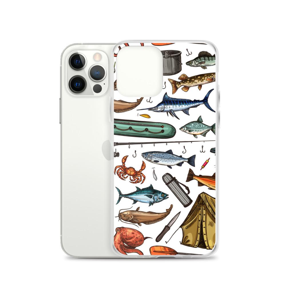 White Fishing & Camping iPhone Case - Outdoors Thrill