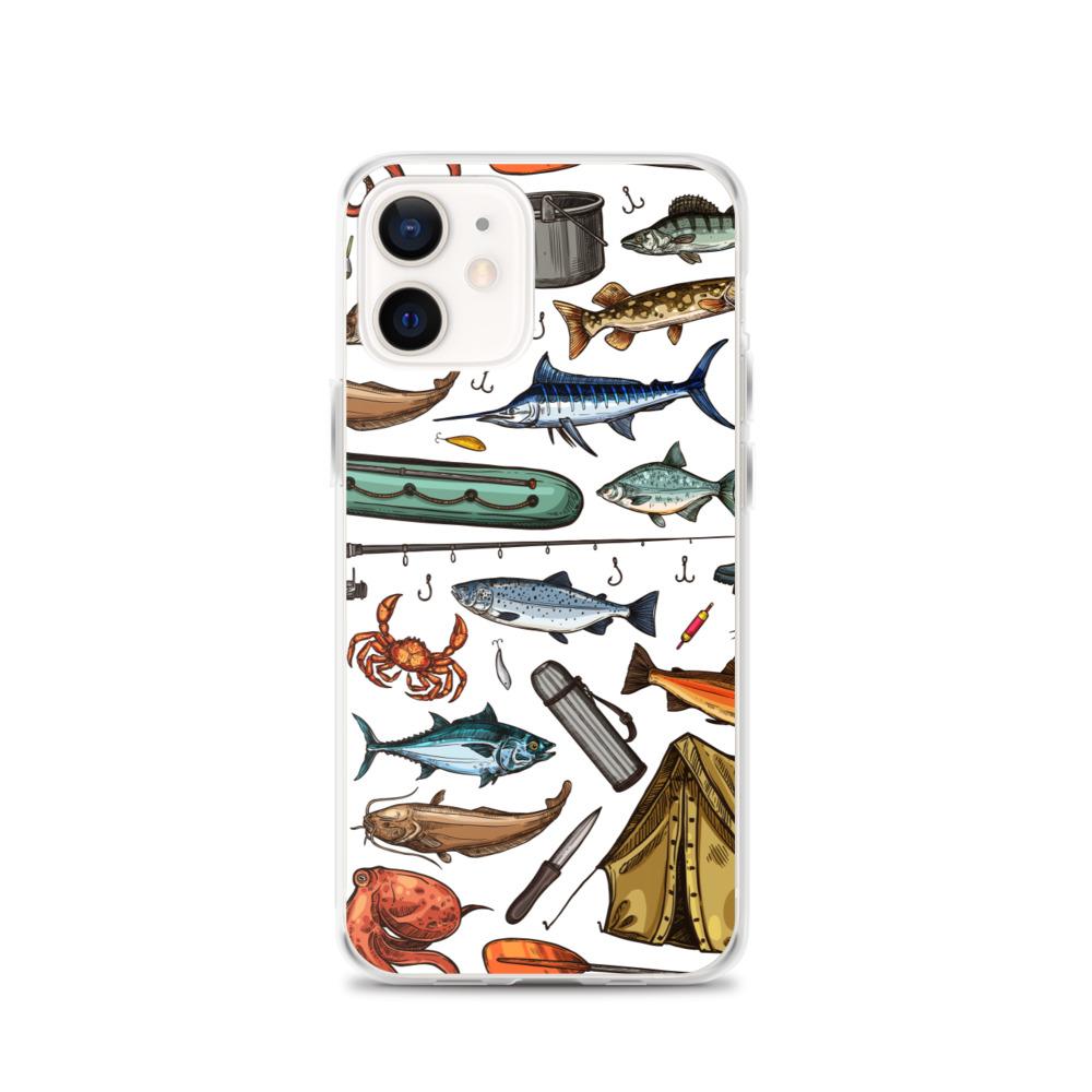 White Fishing & Camping iPhone Case - Outdoors Thrill