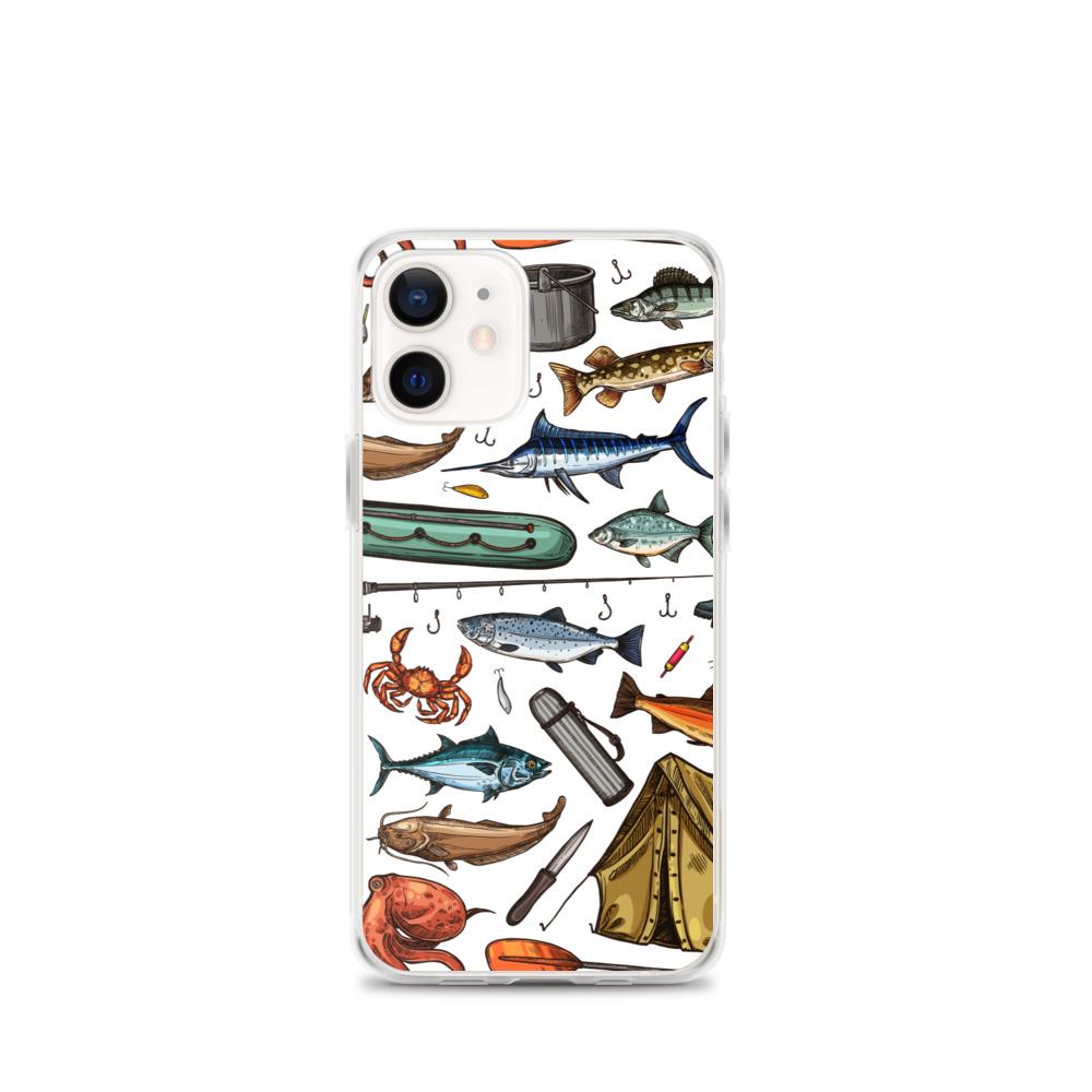 White Fishing & Camping iPhone Case - Outdoors Thrill