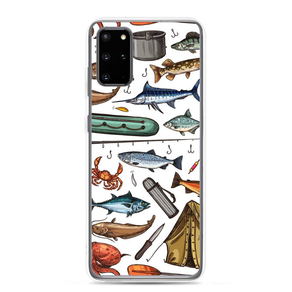 White Fishing & Camping Samsung Case - Outdoors Thrill