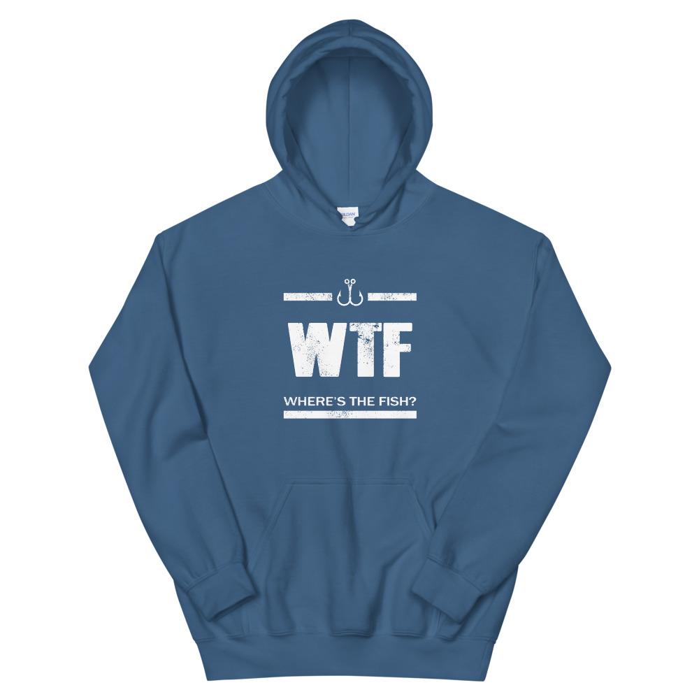 WTF - Where's the fish Hoodie - Outdoors Thrill